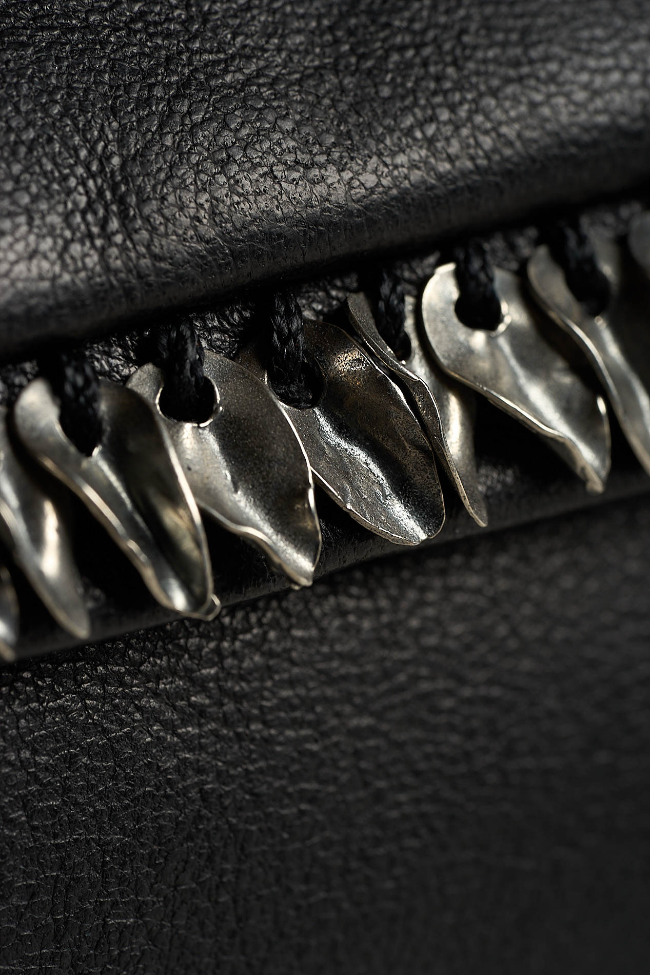 daniele basta leather and silver bags - DETAIL